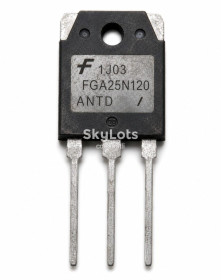 Транзистори Транзисторы ^/--/^ б/в FGA /--/ 25 IGBT транзистор FGA /--/ 25 /--/ N /--/ 120 1200 /--/ V 25 /--/ A TO-3 /--/ P ^_^^^ б/у FGA /--/ 25 IGBT - фото фото фото