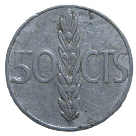 Іспанія Испания ^/--/^ Іспанія 50 сентимів 1966 року #6 /--/ П /--/ 1789 ^_^^^ Испания 50 сентимов 1966 года #6 /--/ П /--/ 1789 - фото фото фото
