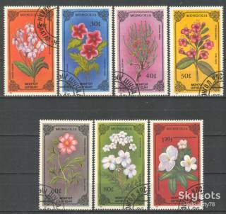 Флора Флора ^/--/^ Монголия 1986 флора цветы медицина Mi 1784-1790 ^_^^^ Монголія 1986 флора квіти медицина Mi 1784-1790 - фото фото фото