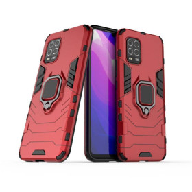 Чохли, бампера Чехлы, бампера ^/--/^ Чохол Ring case для Xiaomi Mi 10 Lite броньований бампер з кільцем червоний ^_^^^ Чехол Ring case для Xiaomi Mi 10 Lite бронирован бампер с кольцом красный - фото фото фото