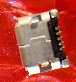 Роз'єми, гнізда Разъемы, гнезда ^/--/^ Гнездо micro USB разъм коннектор DIP 5.9 ^_^^^ Гніздо micro USB роз'м коннектор DIP 5.9 - фото фото фото