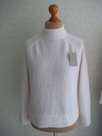 Светри Свитера ^/--/^ Prom       ( М - 46 / 48 р )  River Island  нежно розовый пушистый свитер кофта полу гольф женский Новый ^_^^^ Prom (М - 46 / 48 р ) River Island ніжно рожевий пухнастий светр кофта підлозі гольф жіночий Новий - фото фото фото