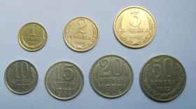 - - ^/--/^ 1, 2, 3, 10, 15, 20, 50 коп. = 1982 р. = СРСР - СССР + ^_^^^ 1, 2, 3, 10, 15, 20, 50 коп. = 1982 р. = СРСР + - фото фото фото