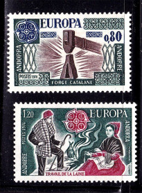 Малі Держави Європи Малые Государства Европы ^/--/^ Андорра 1976 г  MNH -  СЕРТ EUROPA - ^_^^^ 1976 — Серт EUROPA - фото фото фото