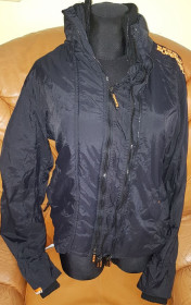 Куртки Куртки ^/--/^ Чорна курточка Superdry M на замочок ^_^^^ Черная курточка Superdry M на замочек - фото фото фото