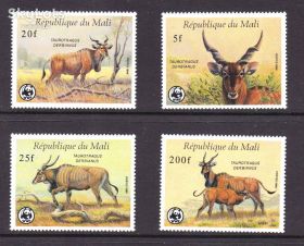 Фауна Фауна ^/--/^ Фауна . Мали  1986  г MNH - WWF - полная серия ^_^^^ Малі 1986 MNH - WWF - повна серія - фото фото фото