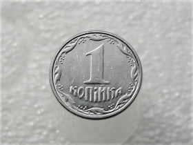 Обігові Обиходные ^/--/^ 1 копійка 2007 рік Україна &amp;quot; Брак, Проточка Штемпеля Аверса та Реверса &amp;quot;  (136+) ^_^^^ 1 копейка 2007 год Украина &amp;quot; Брак, Сработка Штемпеля Аверса и Реверса &amp;quot; (136+) - фото фото фото