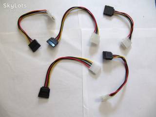Шлейфи, перехідники Шлейфы, переходники ^/--/^ Перехідник Molex-SATA, живлення ^_^^^ Переходник Molex-SATA, питание - фото фото фото