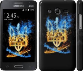 Чохли, бампера Чехлы, бампера ^/--/^ Чехол на Samsung Galaxy Core 2 G /--/ 355 Герб 1635 /--/ m-75 - фото фото фото