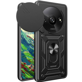 Чохли, бампера Чехлы, бампера ^/--/^ Чохол Fiji Camera Defence для Xiaomi Redmi A /--/ 3 бампер із захистом камери та підставкою Black ^_^^^ Чехол Fiji Camera Defence для Xiaomi Redmi A /--/ 3 бампер с защитой камеры и подставкой Black - фото фото фото