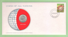 ПАР ЮАР ^/--/^ ЮАР : монета 20 центов 1978 год конверт из серии &amp;quot;COINS OF ALL NATIONS&amp;quot; +марка ПАР ^_^^^ ПАР: монета 20 центів 1978 конверт із серії &amp;quot;COINS OF ALL NATIONS&amp;quot; +марка ПАР - фото фото фото