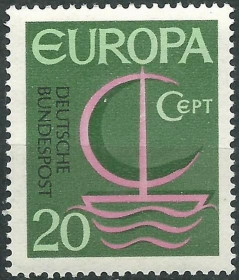 Інше Другое ^/--/^ ФРГ Европа СЕПТ 1966 ^_^^^ ФРН Європа СЕПТ 1966 - фото фото фото