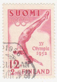 Скандинавія Скандинавия ^/--/^ Финляндия 1951 г. № 406 гашеная ^_^^^ Фінляндія 1951 р. No 406 гашена - фото фото фото