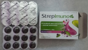 Вітаміни Витамины ^/--/^ витамины Vitamin C + Zinc новые Strepimuno Стрепимуно с вишней, мятой и смородиной, 24 леденца ^_^^^ вітаміни Vitamin C + Zinc нові Strepimuno Стрепімуно з вишнею, м'ятою і смородиною, 24 льодяниці - фото фото фото