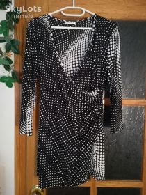 Блузки, сорочки Блузки, рубашки ^/--/^ 48-50= Эффектная, интересная, пластичная блуза CHIANTI в горошек! / ^_^^^ 48-50 = Ефектна, цікава, пластична блуза CHIANTI в горошок! / - фото фото фото