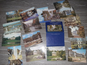 СРСР СССР ^/--/^ Набор открыток Пригороды Ленинграда СССР 16 /--/ шт 1983 г ^_^^^ Набір листівок Передмістя Ленінграда СРСР 16 /--/ шт 1983 - фото фото фото