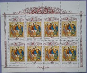 СРСР - СССР - ^/--/^ СССР 1991 древнерусское искусство СК 6263 малый лист MNH ^_^^^ СРСР 1991 давньоруське мистецтво СК 6263 малий лист MNH - фото фото фото
