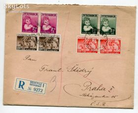 Європа Европа ^/--/^ Конверт Белґрад-Прага 1936 р. ^_^^^ Конверт Белград-Прага 1936 г. - фото фото фото