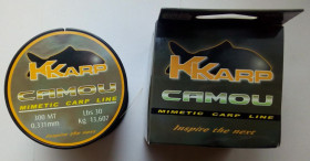 Ліски, шнури, повідці Лески, шнуры, поводки ^/--/^ Леска KKarp Camou 0,331 мм, 300 м  (новая) ^_^^^ Ліска KKarp Camou 0,331 мм, 300 м (нова) - фото фото фото