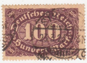 Веймарська республіка Веймарская республика ^/--/^ Германия     ( Рейх) 1922 г. №  230 гашеная ^_^^^ Німеччина (Рейх) 1922 р. No 230 гашена - фото фото фото