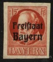 Веймарська республіка Веймарская республика ^/--/^ Германия -Bayern-1920 г. № 156 В ^_^^^ Німеччина - Bayern-1920 р. No 156 В - фото фото фото
