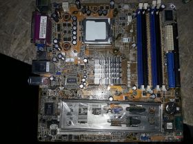 Материнські плати Материнские платы ^/--/^ Мат. плата ASUS P /--/ 5 /--/ P /--/ 800-MX LGA /--/ 775 i /--/ 865 /--/ GV SVGA+LAN SATA MicroATX 4 /--/ DDR - фото фото фото