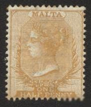 Великобританія Великобритания ^/--/^ Мальта  1863 г..№ 2 ^_^^^ Мальта 1863 р. No 2 - фото фото фото