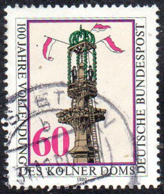 Інші країни Другие страны ^/--/^ ФРН 1980 - 100-річчя завершення будівництва Кельнського собору  (Гб) ^_^^^ ФРГ 1980 - 100-летие завершения строительства Кельнского собора (Гб) - фото фото фото