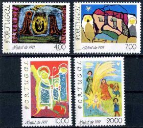 Португалія Португалия ^/--/^ Португалия. Рождество (серия)** 1977 г. ^_^^^ Португалія. Різдво (серія) 1977 - фото фото фото