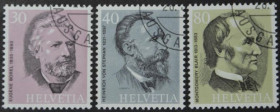 Інше Другое ^/--/^ Швейцария 100 лет ВПС, Эжен Борель, Генрих фон Стефан, Монтгомери Блэр 1974 ^_^^^ Швейцарія 100 років ВПС, Ежен Борель, Генріх фон Стефан, Монтгомері Блер 1974 - фото фото фото