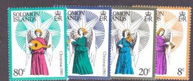 Мистецтво Искусство ^/--/^ NM Соломоны 1980 г MNH  - Рождество ^_^^^ NM Соломони 1980 MNH - Різдво - фото фото фото