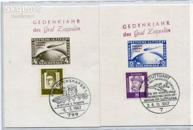 НДР, ФРН ГДР, ФРГ ^/--/^ Приватний випуск Zeppelin 1967 ^_^^^ Частный выпуск Zeppelin 1967 - фото фото фото