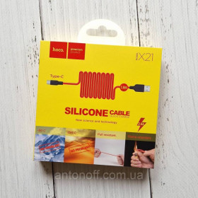Зарядні пристрої Зарядные устройства ^/--/^ Кабель Hoco X /--/ 21 Cable Quick Charge Type-C USB швидка зарядка 1 /--/ м Червоний ^_^^^ Кабель Hoco X /--/ 21 Cable Quick Charge Type-C USB быстрая зарядка 1 /--/ м красный - фото фото фото