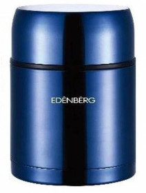 Термоси Термосы ^/--/^ Термос пищевой металлический Edenberg Eb-3508 dark blue, 0,5 л ^_^^^ Edenberg Eb-3508 dark blue, 0,5 л - фото фото фото