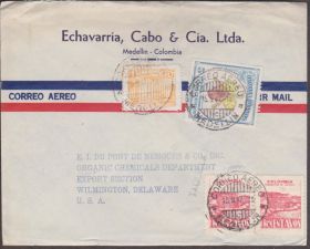 Америка Америка ^/--/^ Колумбия 1947 КЛАССИКА СТАНДАРТ ИСТОРИЯ ПОЧТЫ ПОЧТА ДОКУМЕНТ ОТПРАВЛЕННЫЙ ПОЧТОЙ КОНВЕРТ АВИА 4 /--/ м ^_^^^ Колумбія 1947 КЛАСИКА СТАНДАРТ ІСТОРІЯ ПОШОТИ ПОШТА ДОКУМЕНТ ВІДПРАВЛЕНИЙ ПОштовий КОНВЕРТ АВІА 4 /--/ М - фото фото фото