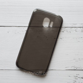 Зарядні пристрої Зарядные устройства ^/--/^ Чохол для Samsung Galaxy J /--/ 2 2018 (J /--/ 250) силіконовий, прозорий, сірий ^_^^^ Чехол Samsung J /--/ 250 /--/ F Galaxy J /--/ 2 2018 для телефона серый силиконовый - фото фото фото