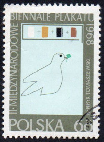 Польща Польша ^/--/^ Польща 1968 - Міжнародне бієнале плакату  (Г) ^_^^^ Польша 1968 - Международное биеннале плаката (Г) - фото фото фото