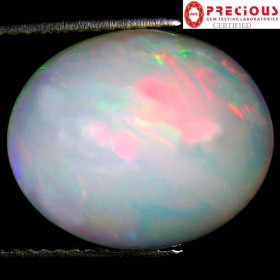 Опал Опал ^/--/^ Эфиопский опал кабошон  7.86 Cts 15 x 13 mm Сертификат ^_^^^ Ефіопський опал кабошон 7.86 Cts 15 x 13 mm Сертифікат - фото фото фото