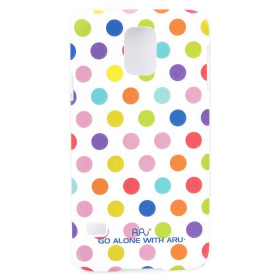Чохли, сумки Чехлы, сумки ^/--/^ Чехол ARU для Samsung Galaxy S /--/ 5 Cutie Dots White Rainbow ^_^^^ ARU для Samsung Galaxy S /--/ 5 Cutie Dots White Rainbow - фото фото фото