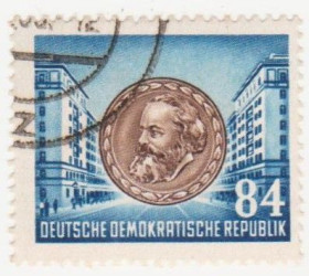 НДР, ФРН ГДР, ФРГ ^/--/^ ГДР 1953 /--/ г.№ 112 гашеная ^_^^^ НДР 1953 р. No 112 гашена - фото фото фото