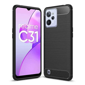 Чохли, бампера Чехлы, бампера ^/--/^ Чохол Fiji Polished Carbon для Realme C /--/ 31 противоударный бампер чорний ^_^^^ Fiji Polished Carbon для Realme C /--/ 31 протиударний бампер чорній - фото фото фото