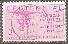 Північна Америка Северная Америка ^/--/^ США 1957 Sc.1089 гаш. - фото фото фото