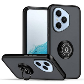 Чохли, бампера Чехлы, бампера ^/--/^ Чохол Fiji Colorframe для Honor 400 Pro матовий бампер з кільцем підставкою Black ^_^^^ Чехол Fiji Colorframe для Honor 400 Pro матовый бампер с кольцом подставкой Black - фото фото фото