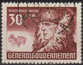 Третій Рейх (-) Третий Рейх (-) ^/--/^ 1940 - Рейх - GG - Зимова допомога 30 Mi.61 ^_^^^ 1940 - Рейх - GG - Зимняя помощь 30 Mi.61 - фото фото фото