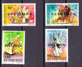Мистецтво Искусство ^/--/^ NM Ст. Винсент  1982 г  MNH  -   SPECIMEN ^_^^^ NM Ст. Вінсент 1982 MNH - SPECIMEN - фото фото фото