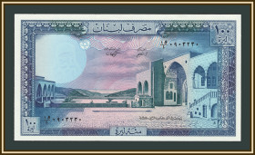 Ліван Ливан ^/--/^ Ливан 100 ливров 1988 P-66  (66 /--/ d) UNC ^_^^^ Ліван 100 ліврів 1988 P-66 (66 /--/ d) UNC - фото фото фото