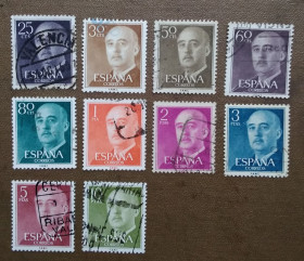 Іспанія Испания ^/--/^ Испания 1955 г - Генерал Франсиско Франко ^_^^^ 1955 — Генерал Франсиско Франко - фото фото фото
