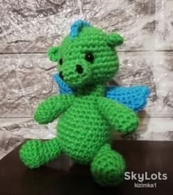М'які іграшки Мягкие игрушки ^/--/^ Дракончик вязаный амигуруми ^_^^^ Дракончик в'язаний амігурумі - фото фото фото