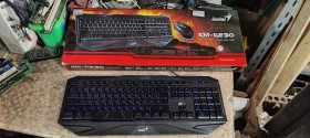 Клавіатури Клавиатуры ^/--/^ Игровая клавиатура с подсветкой Blue Genius KM-G /--/ 230 USB № 23221113 ^_^^^ Blue Genius KM-G /--/ 230 USB No 23221113 - фото фото фото