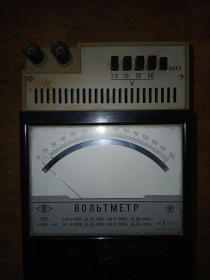 Інше Другое ^/--/^ Лабораторний вольтметр Э /--/ 515 СРСР. 1974 Рік. ^_^^^ Лабораторный вольтметр Э /--/ 515 СССР. 1974 год. - фото фото фото